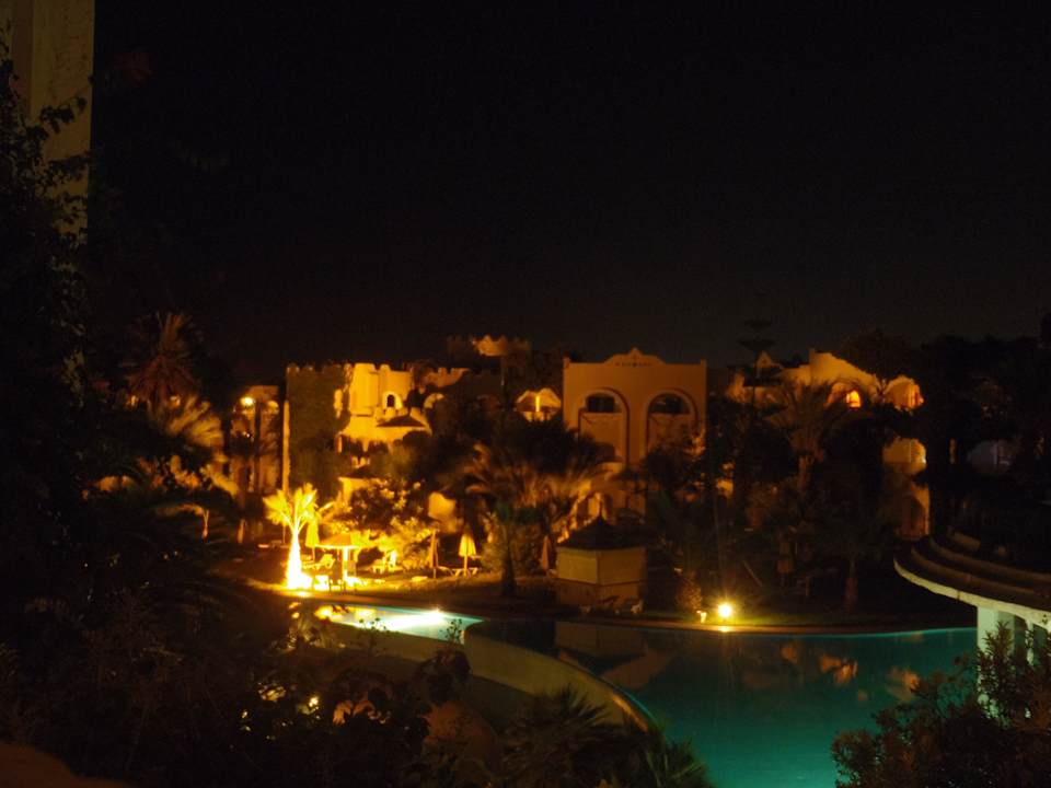 Ausblick vom Hauptgebäude Mahdia Beach & Aquapark