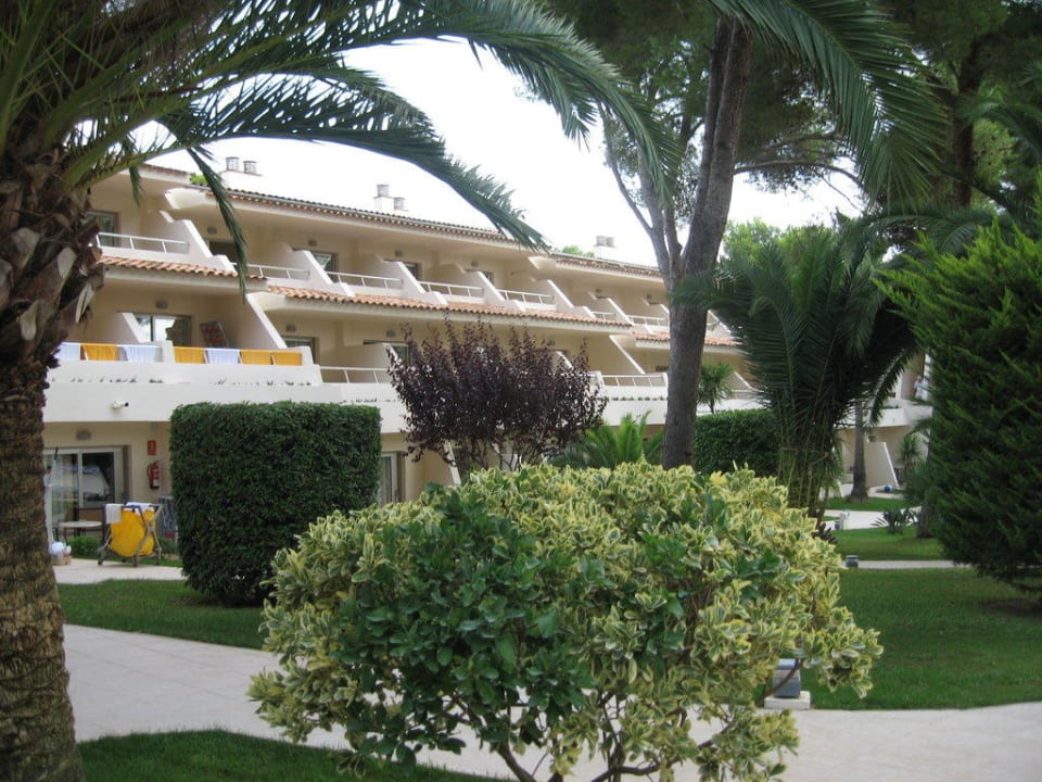 Blick auf das Hauptgebäude Iberostar Waves Pinos Park