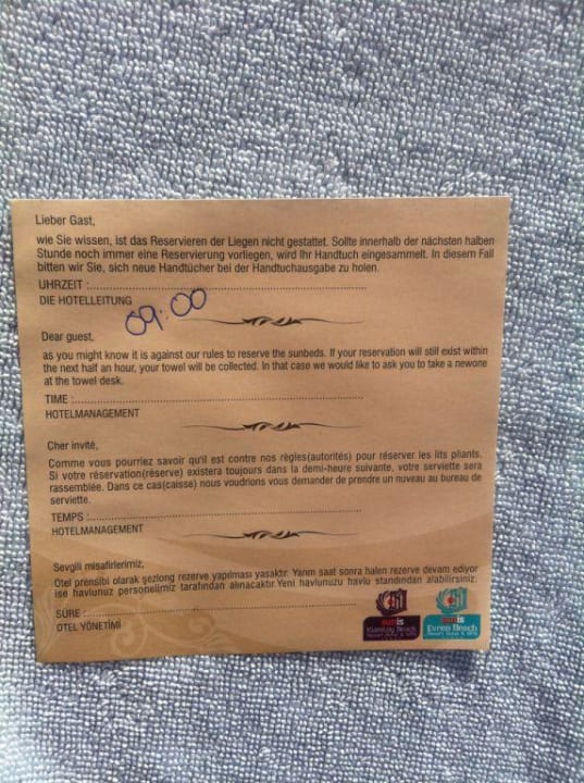 Jetzt wird hart durchgegriffen! Sunis Evren Beach Resort Hotel & Spa