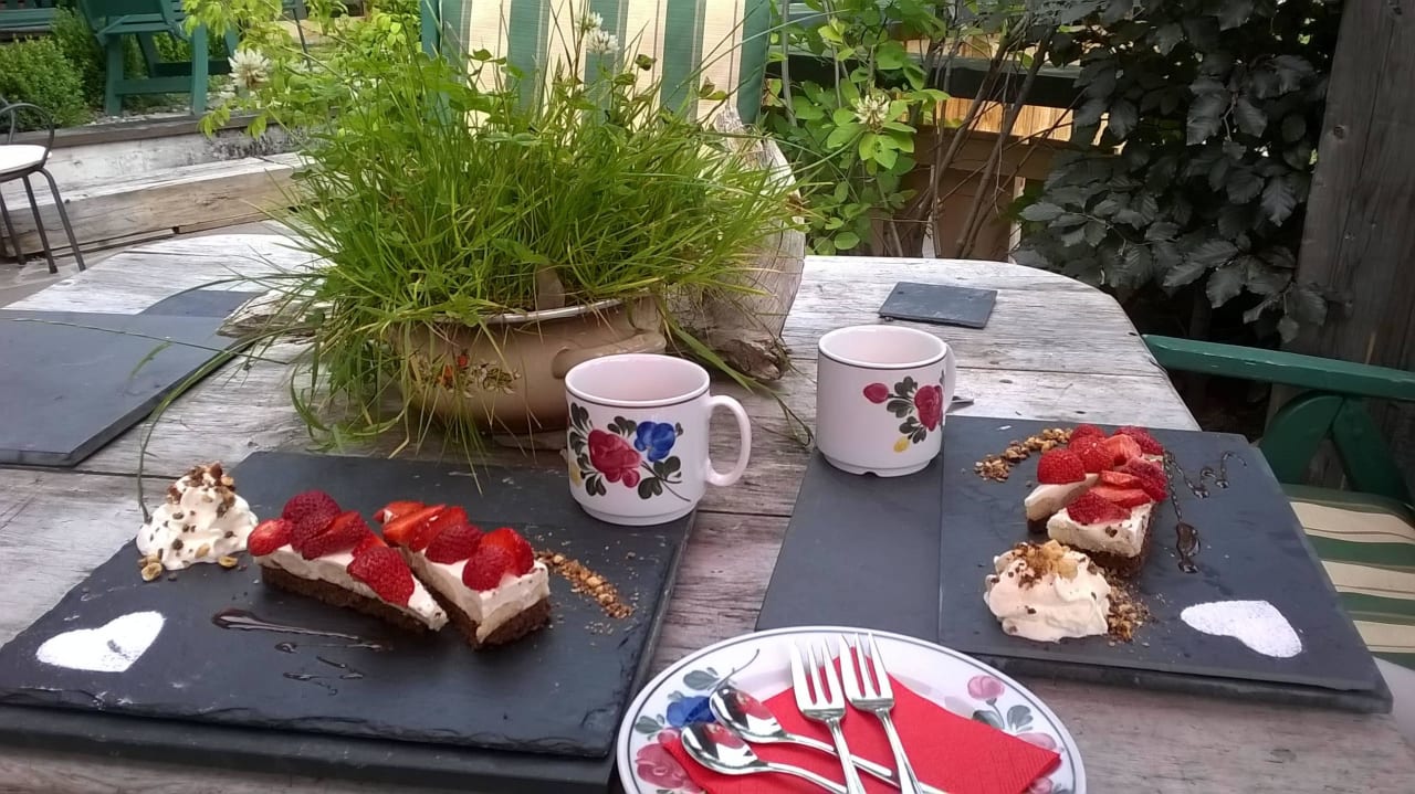 Terrasse Gehrnerhof Biobauenhof Gehrnerhof Warth am Arlberg