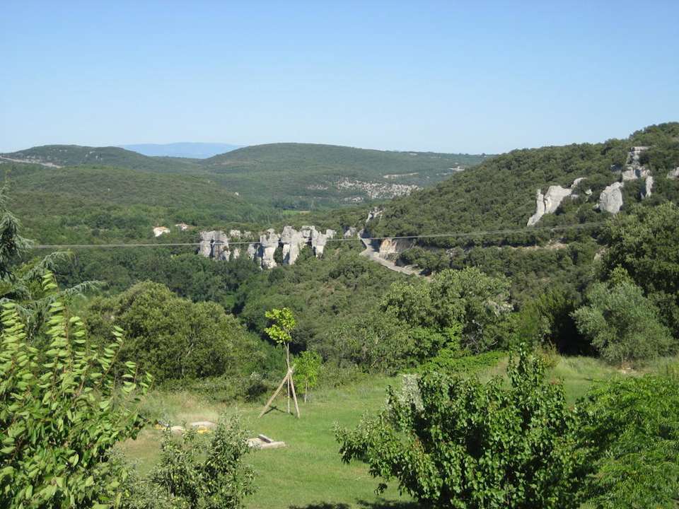 Gigantischer Ausblick auf die Schlucht Hotel La Magnanerie De Bernas