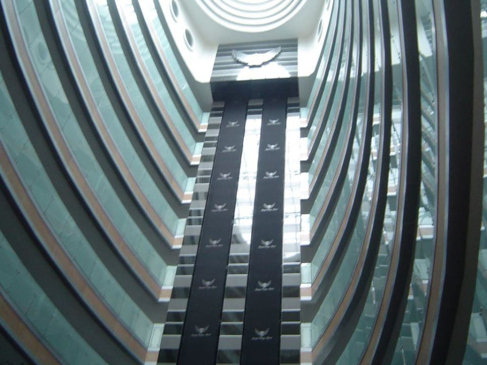 Panoramaaufzug innen Royal Wings Hotel