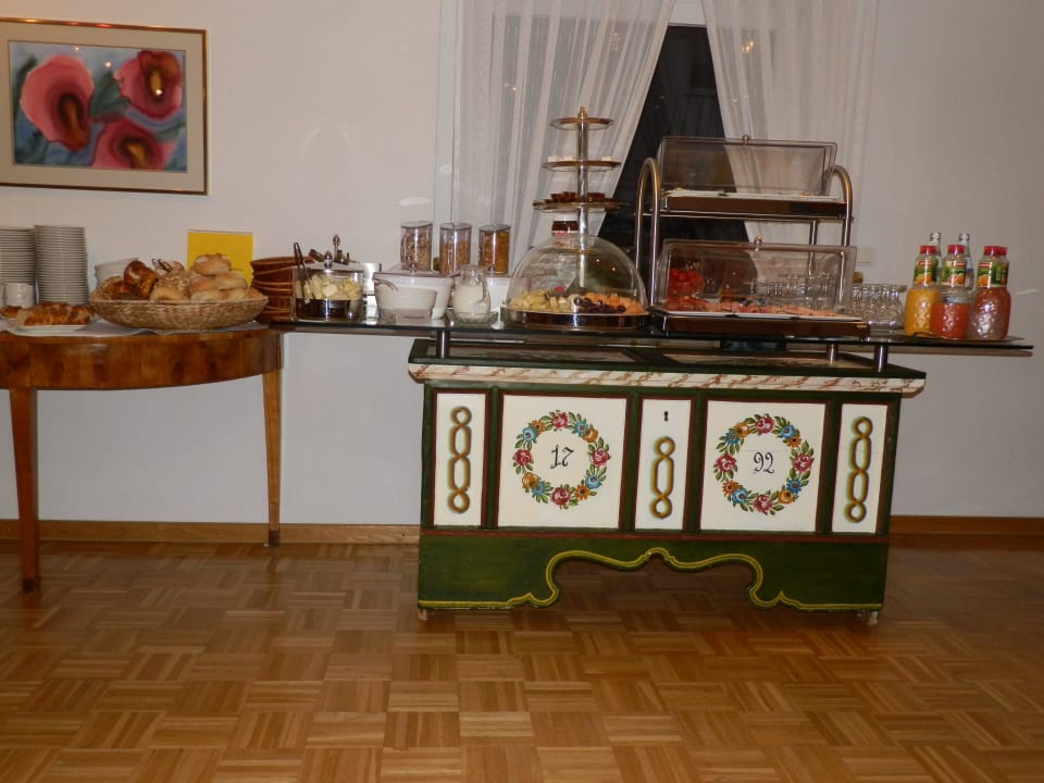 Das Frühstückbüffet Hotel Garni Schacherer