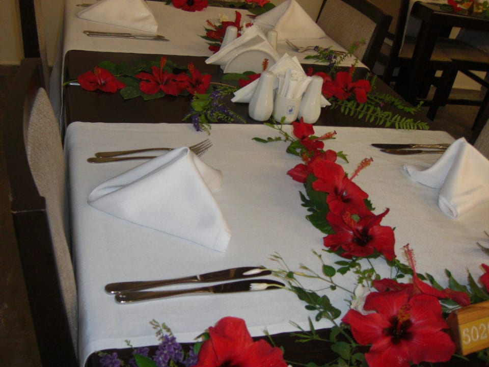 Abschiedstisch am letzten Abend Hotel Defne Star