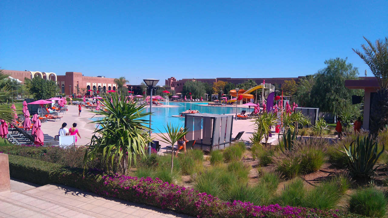 Blick zum Pool Hotel Kenzi Club Agdal Medina