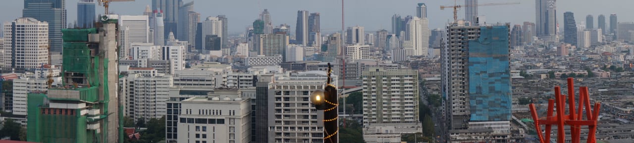 Ausblick von der Hoteldachterrasse Siam@Siam Design Hotel Bangkok