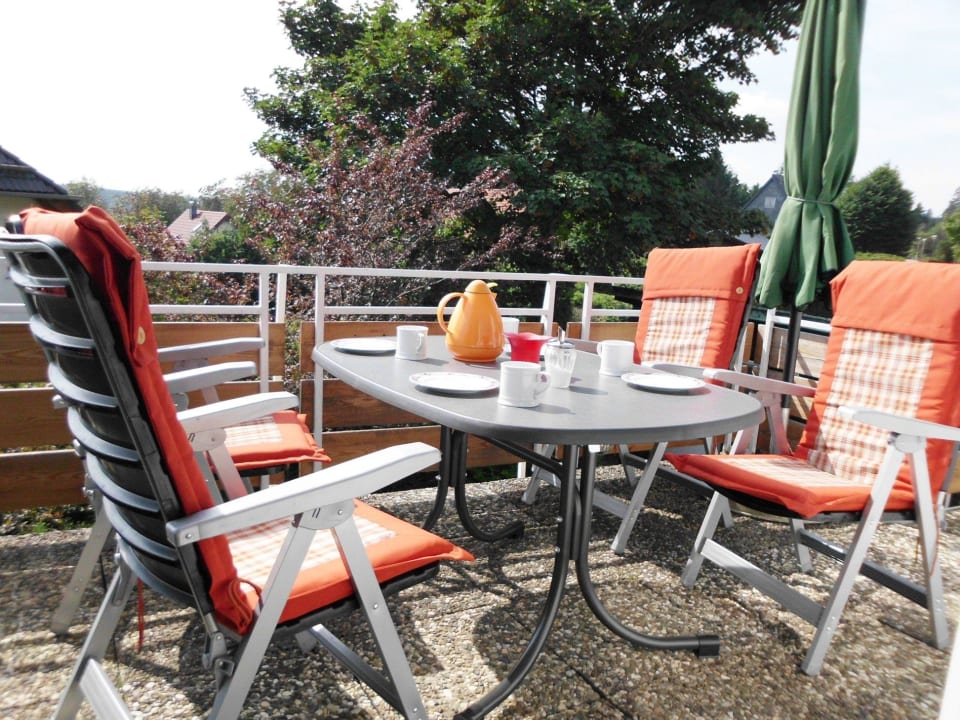 Sonnenbalkon Wohnung III Ferienwohnungen Haus Hopfe