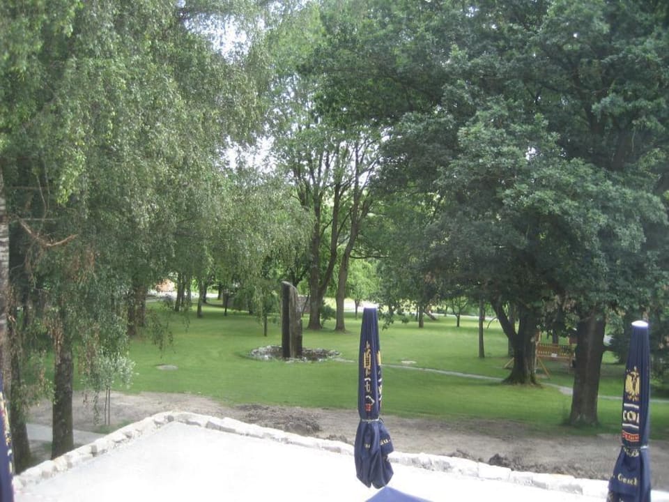 Blick aus dem Zimmer Hotel AquaQuell Bad Pilzweg