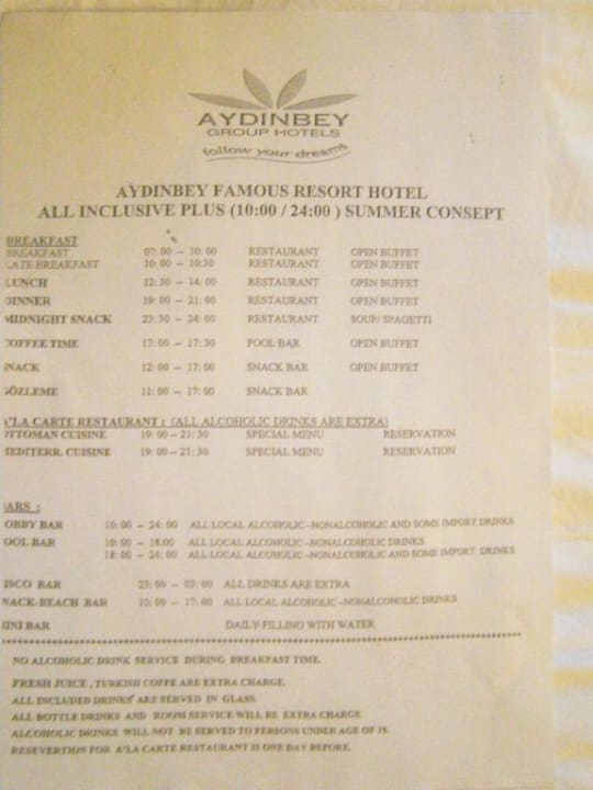 Aydinbey famous resort Aydinbey Famous Resort