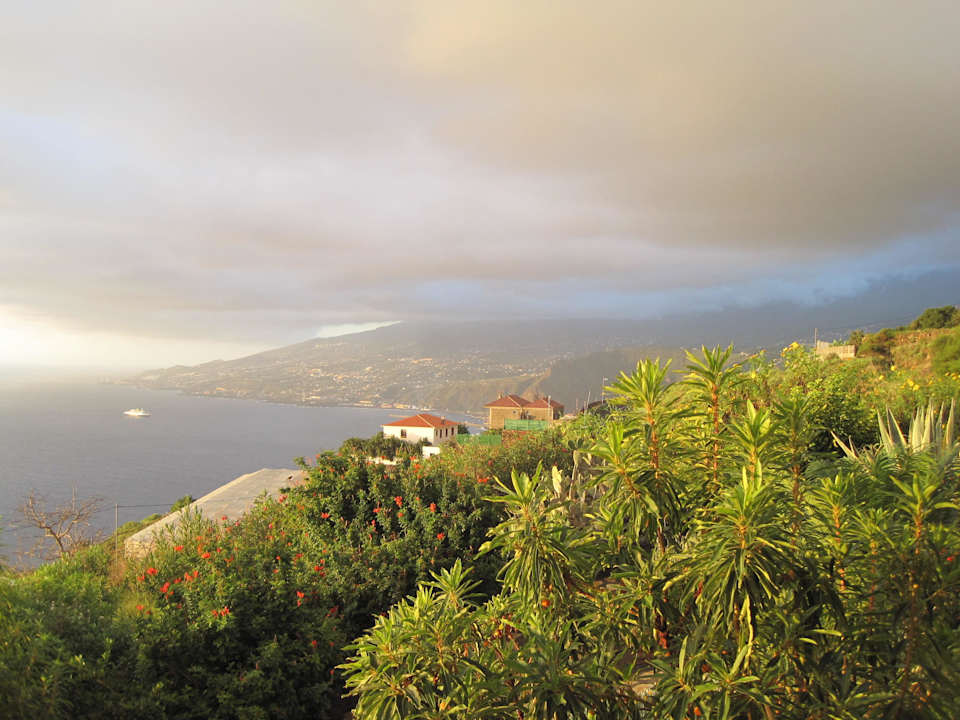 Blick von unserer Terrasse auf Santa Cruz Apartments La Rivera II
