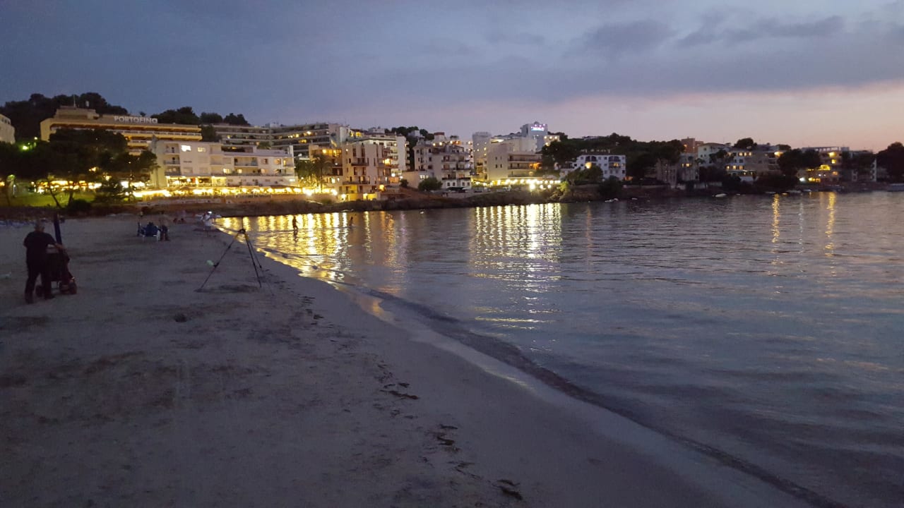 Strand bei Nacht Hotel Bahia del Sol