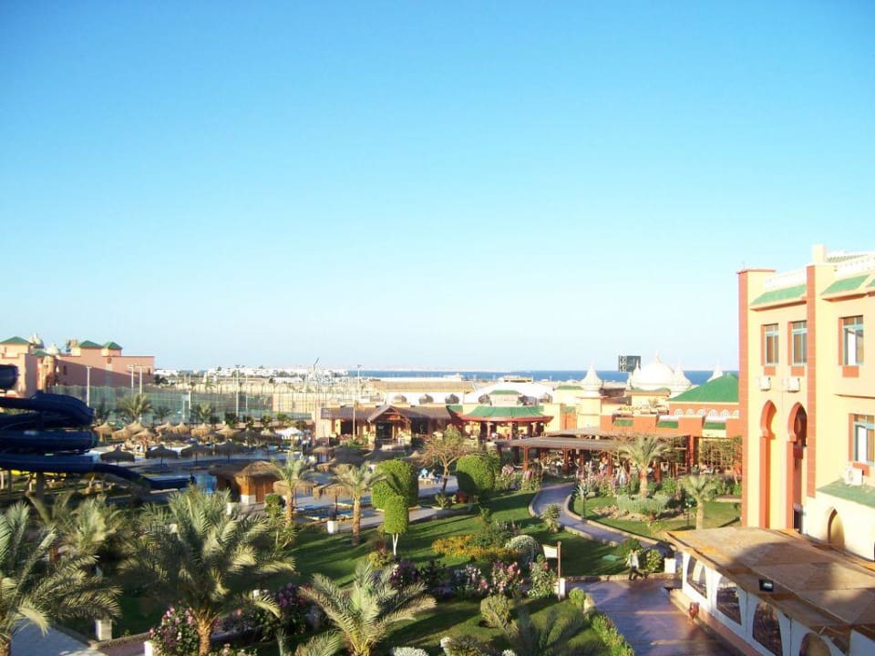 Hotelanlage von oben 1 Pickalbatros Aqua Park Resort - Hurghada