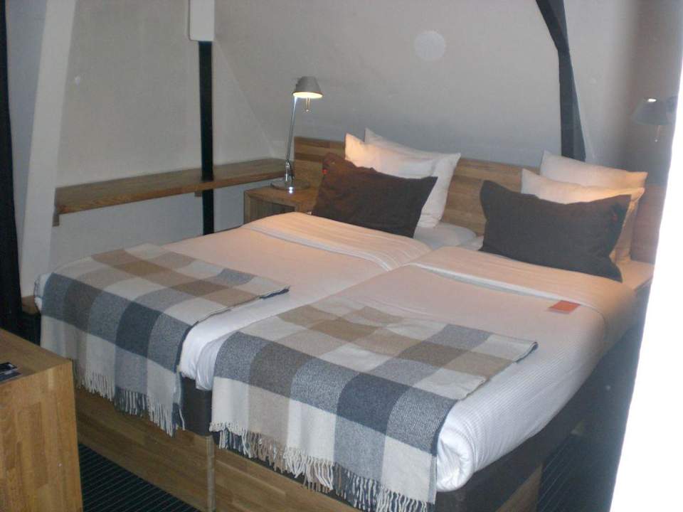 zusammengeschobene Betten Hotel Vondel