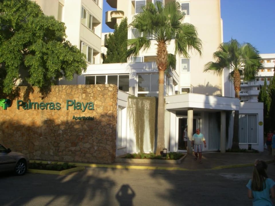 Eingang Hotel Palmeras Playa Protur Palmeras Playa Aparthotel