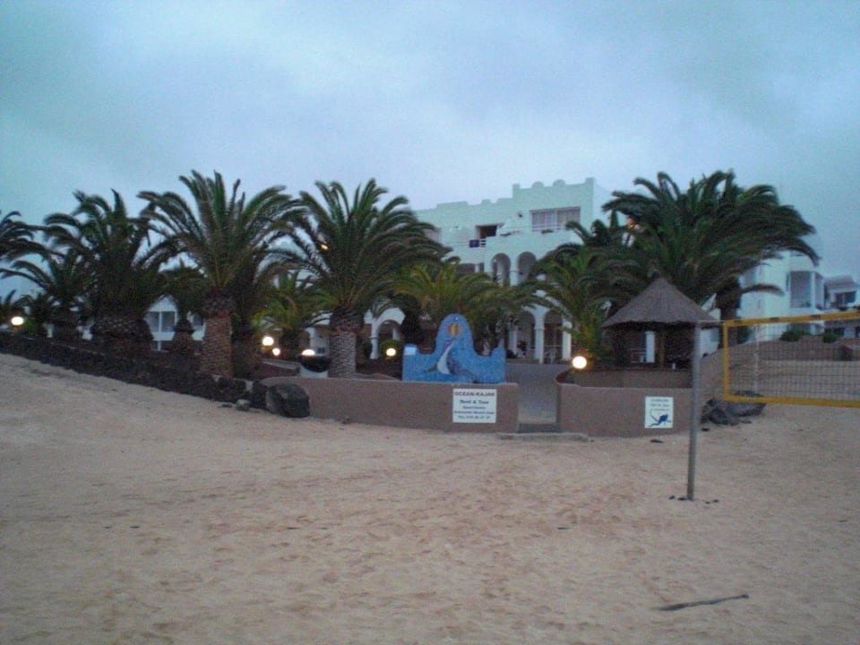 Ausgang zum Strand Sotavento Beach Club