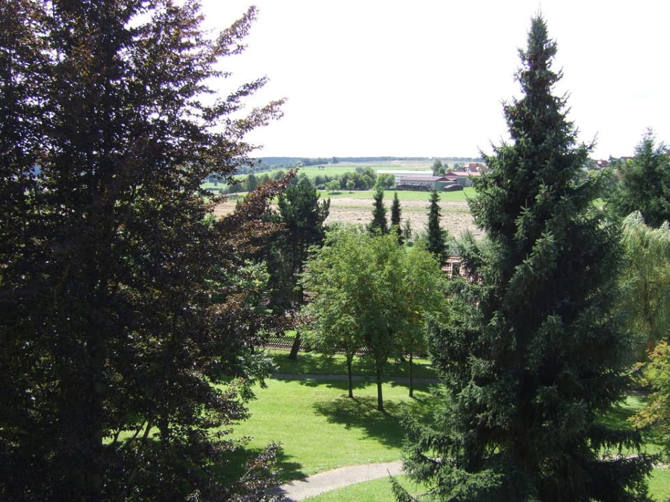Ausblick vom Balkon Hotel Rhön-Hof