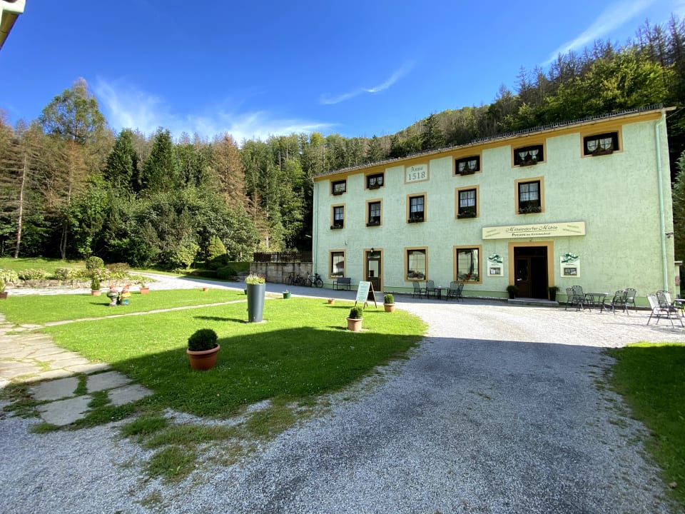 Außenansicht Pension Mittelndorfer Mühle