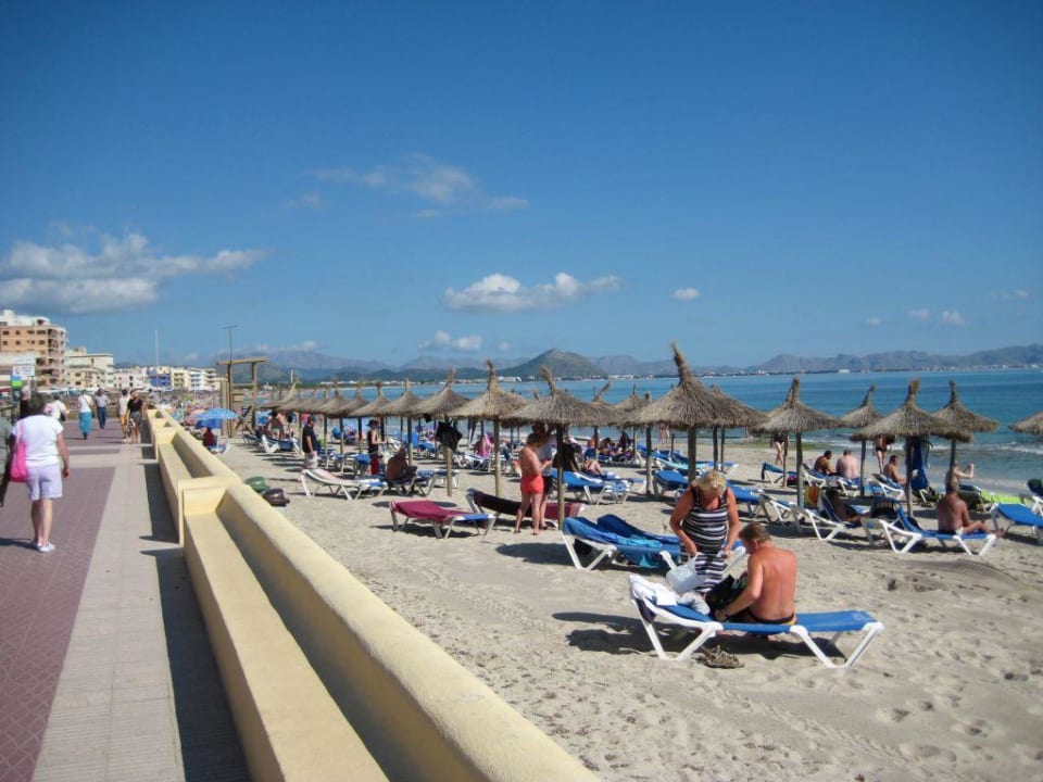 Strand von Can Picafort Hotel Zafiro Alzinar Mar