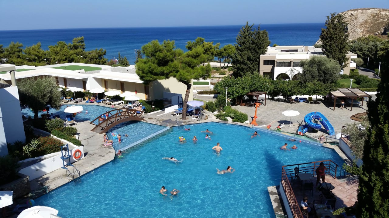 Blick vom Aurora Restaurant alltoura Club Hotel Porto Angeli Beach Resort