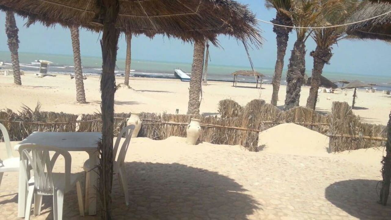 Ausblick vom Strandcafé Hotel Sangho Club Zarzis