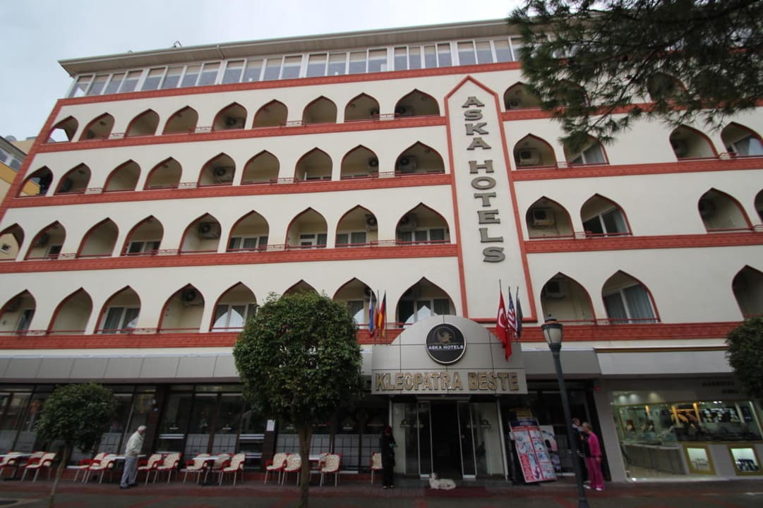 Eingang Hotel Aslan City Kleopatra