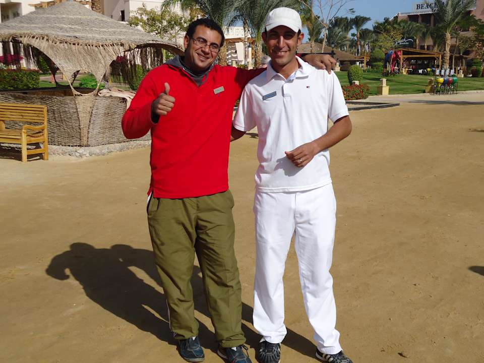 Die super netten Beach Boys Pickalbatros Palace Resort