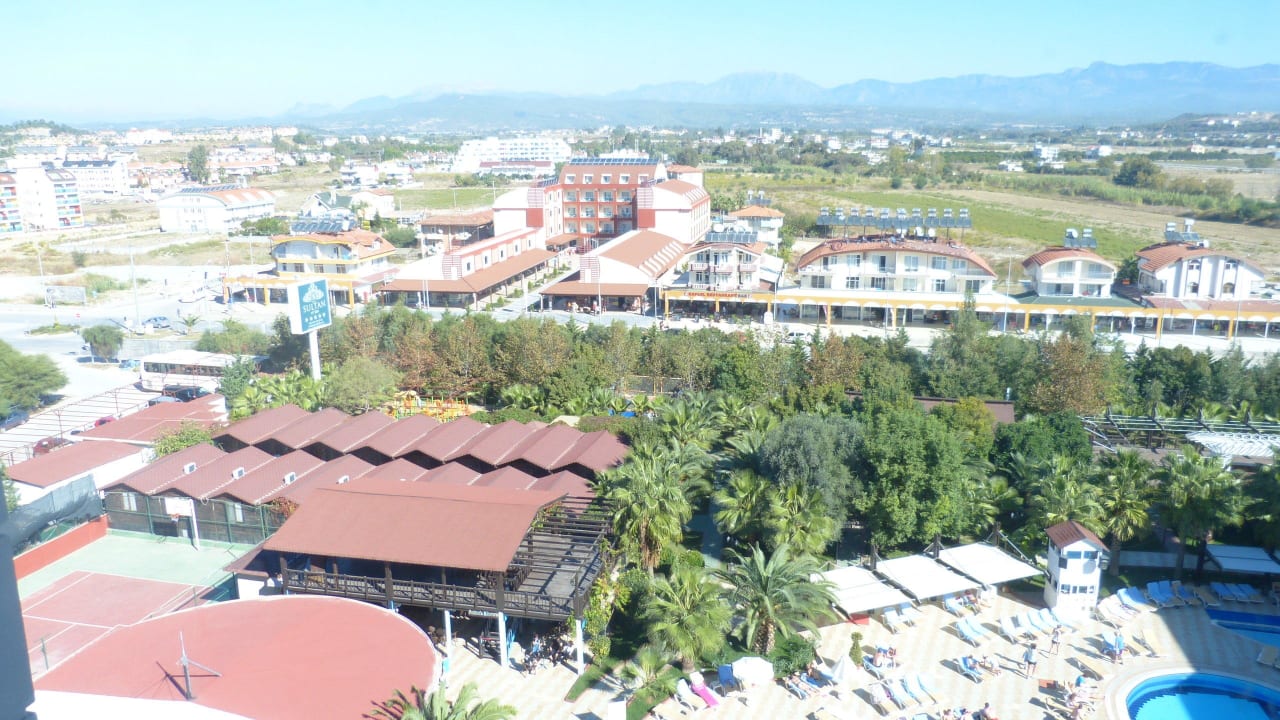 Blick zur Nordseite Hotel Sultan of Side