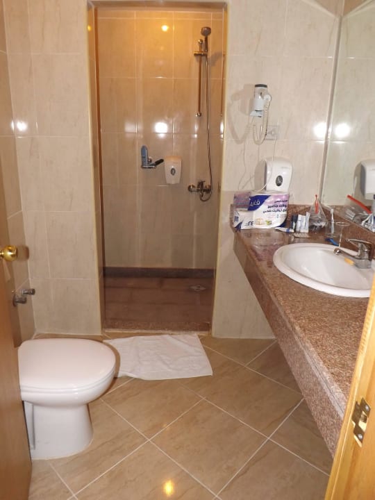Bad mit ebenerdiger Dusche Pickalbatros Aqua Park Resort - Hurghada