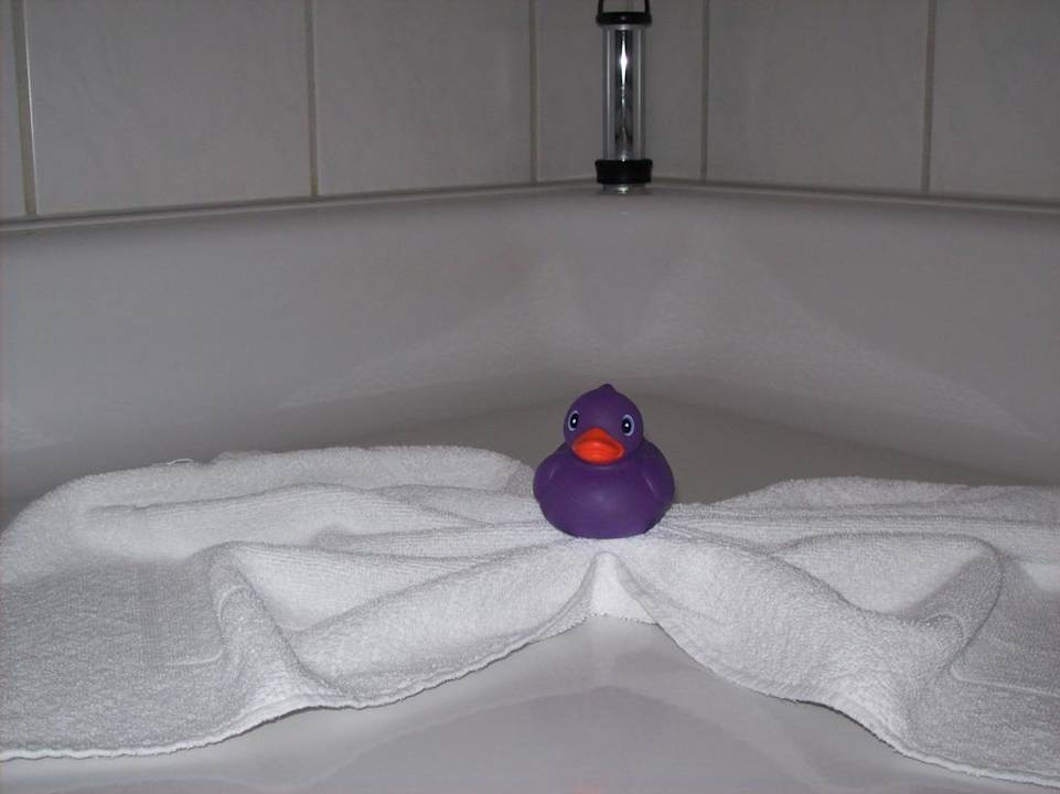 Dusche mit Überraschung  Hotel Maria Aurora