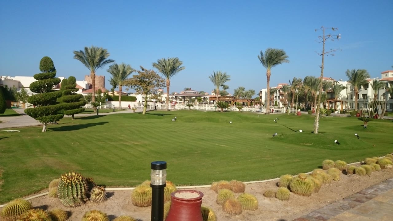 Teil der Parkanlage Pickalbatros Dana Beach Resort - Hurghada