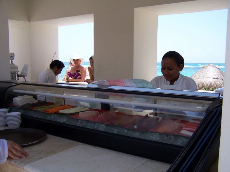 Sushi-Bar am Strand Grand Oasis Tulum Riviera - All Inclusive