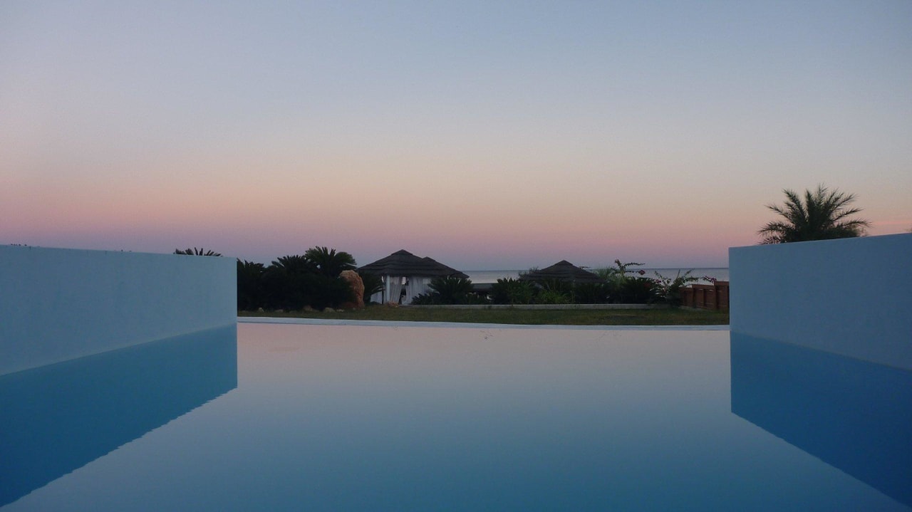 Ausblick vom Zimmer 912 Aquagrand Artistic Luxury Beach Resort - Adults only