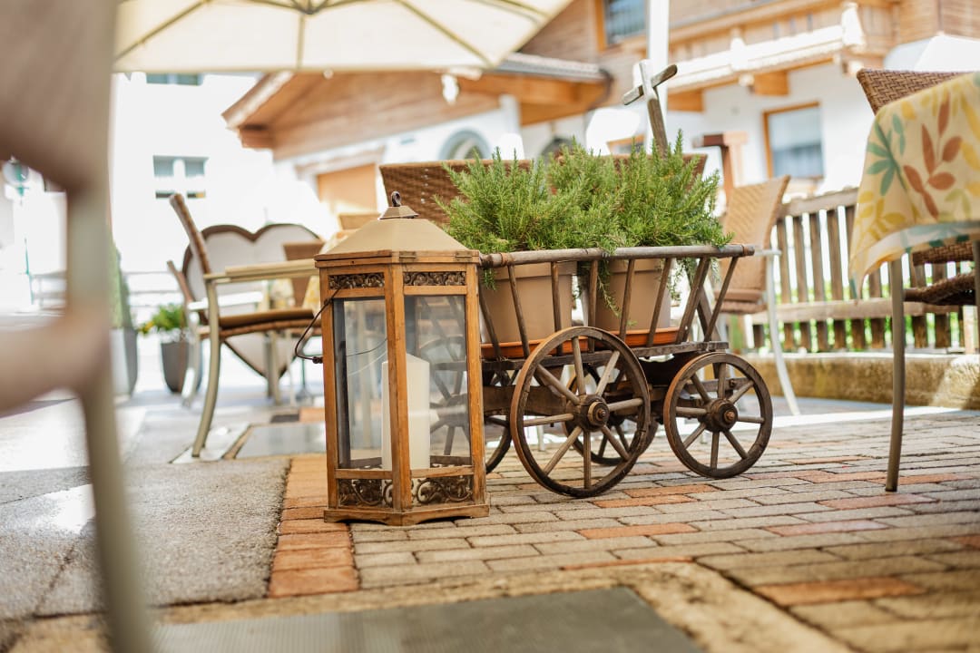 Gartenanlage Kräuterhotel Hochzillertal