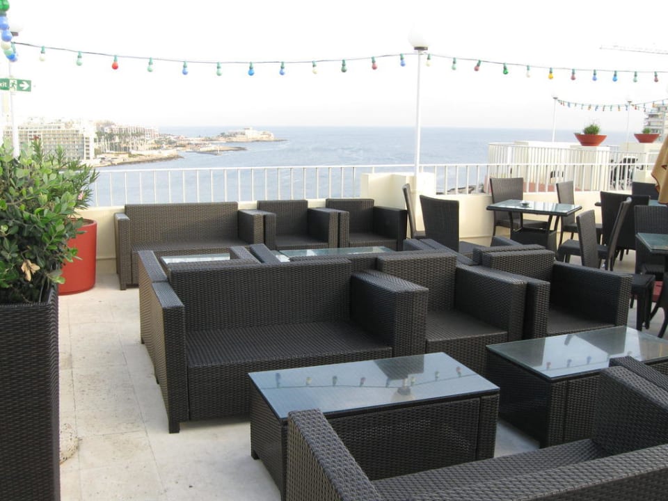 Blick von der Terrasse Hotel Plaza & Plaza Regency