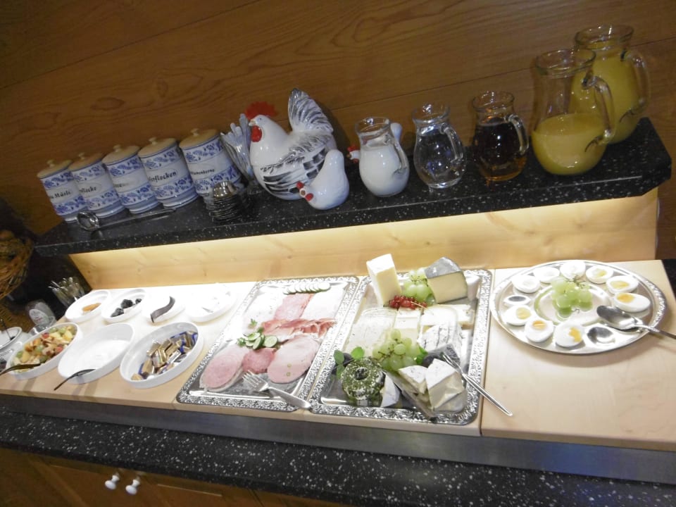 Frühstücksbuffet Gästehaus Wineberger