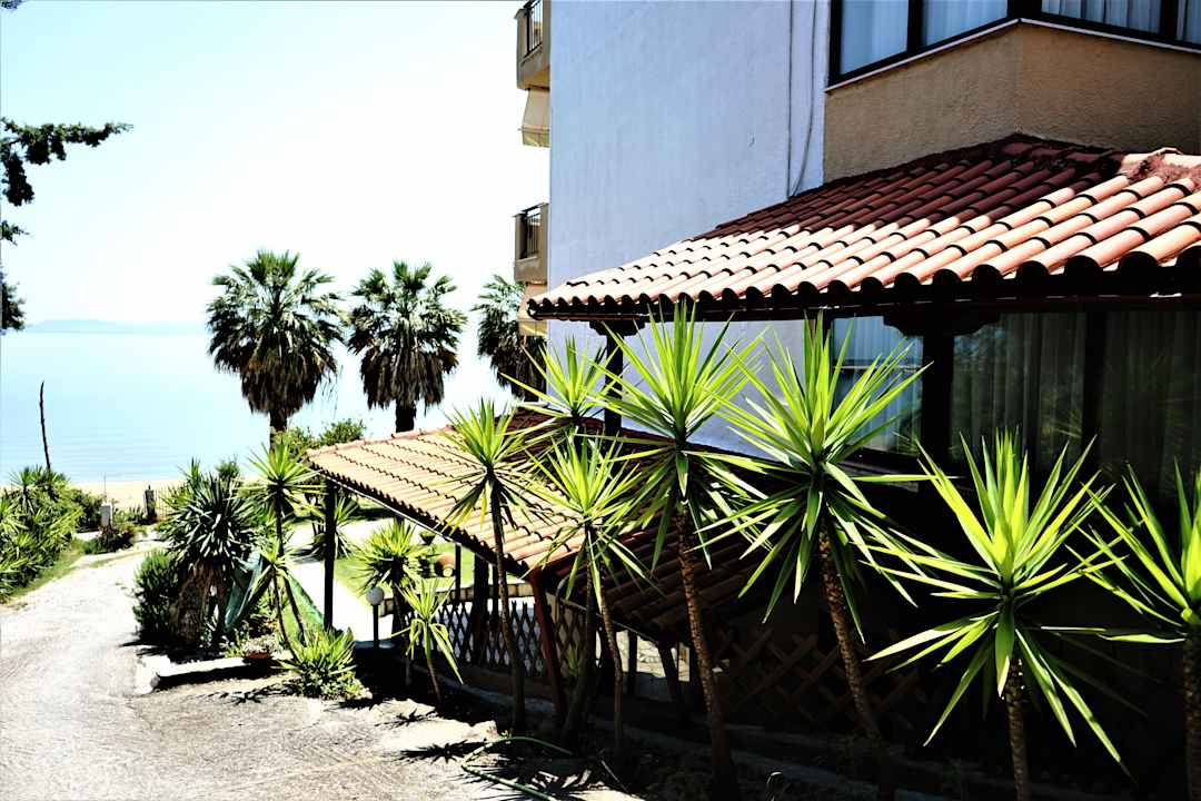 Außenansicht Pension Karvounoskala