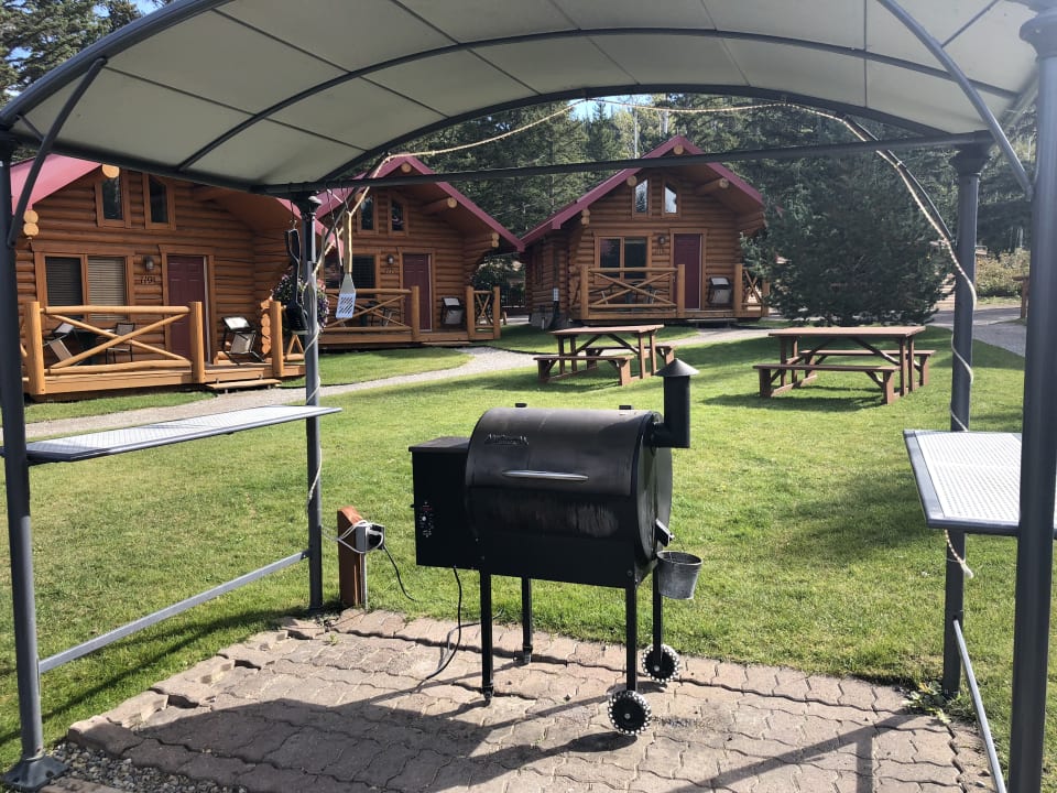 Gartenanlage Pocahontas Cabins