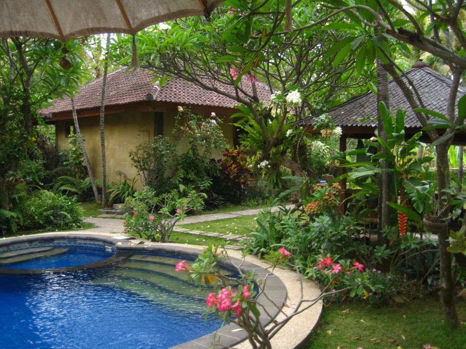 Ausblick von der Sonnenliege Saraswati Holiday House