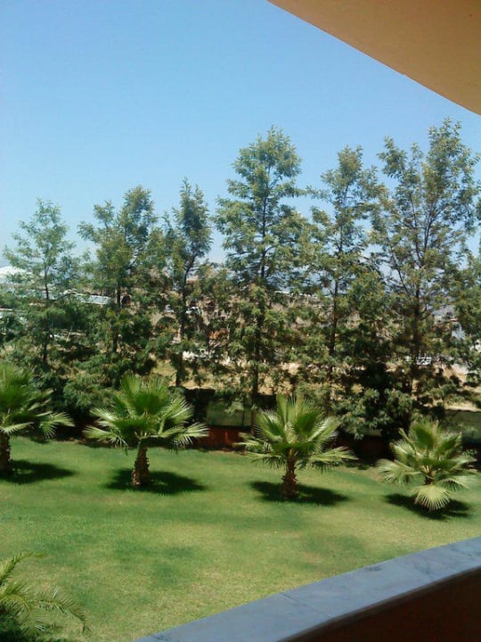 Ausblick von der Terrasse Hotel Royal Garden Beach