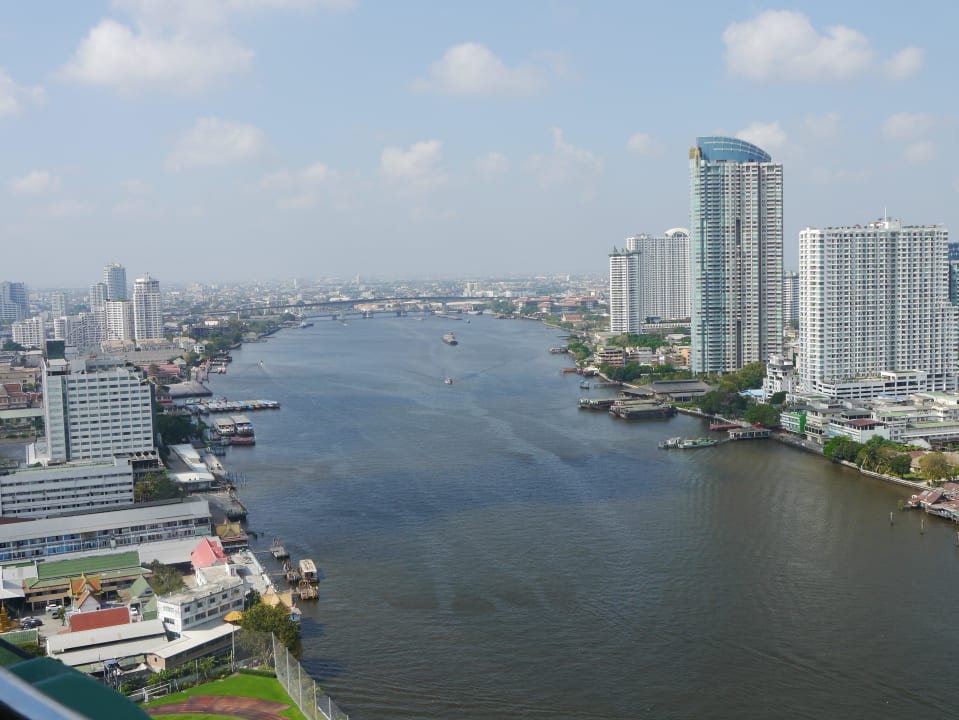 Ausblick vom Balkon Chatrium Hotel Riverside Bangkok