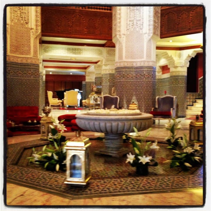 L'un des plus jolis lobbys Palmeraie Palace