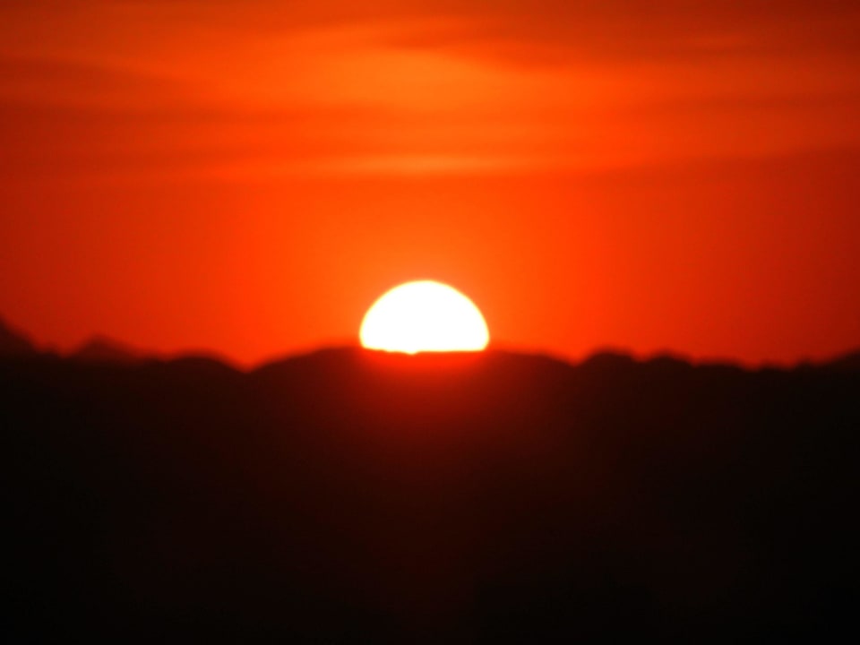 Sonnenuntergang vom Turm gesehen Steigenberger Coraya Beach - Adults only