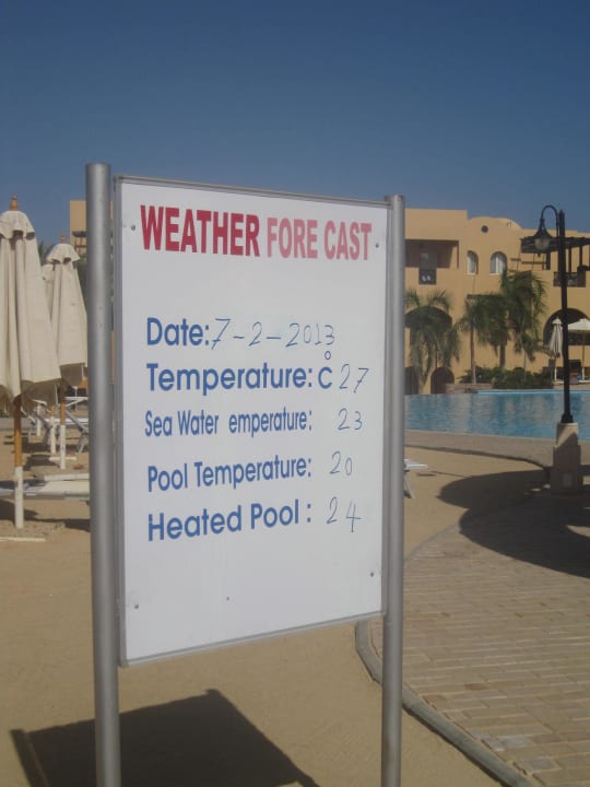 Temperaturen Anfang Februar Stella Garden Resort & Spa, Makadi Bay