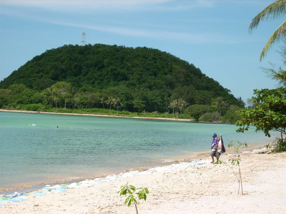 Der leider viel zu schmale Strand Hotel Mai Samui Beach Resort & Spa