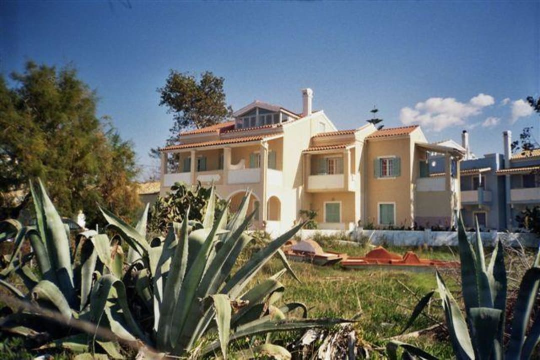 Vom Strand aus Vlachos Apartments