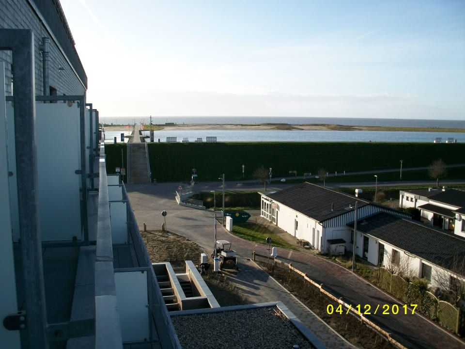 Aus unserem Zimmer im 3.Stock Küstenperle Strandhotel & Spa