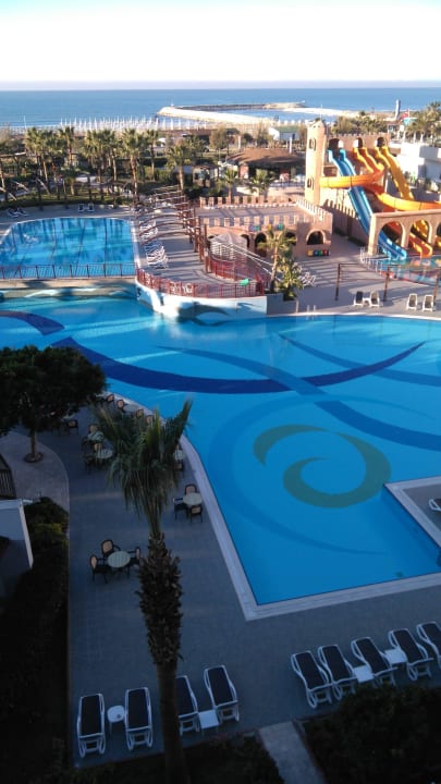 Ausblick vom Balkon Aydinbey Kings Palace & Spa