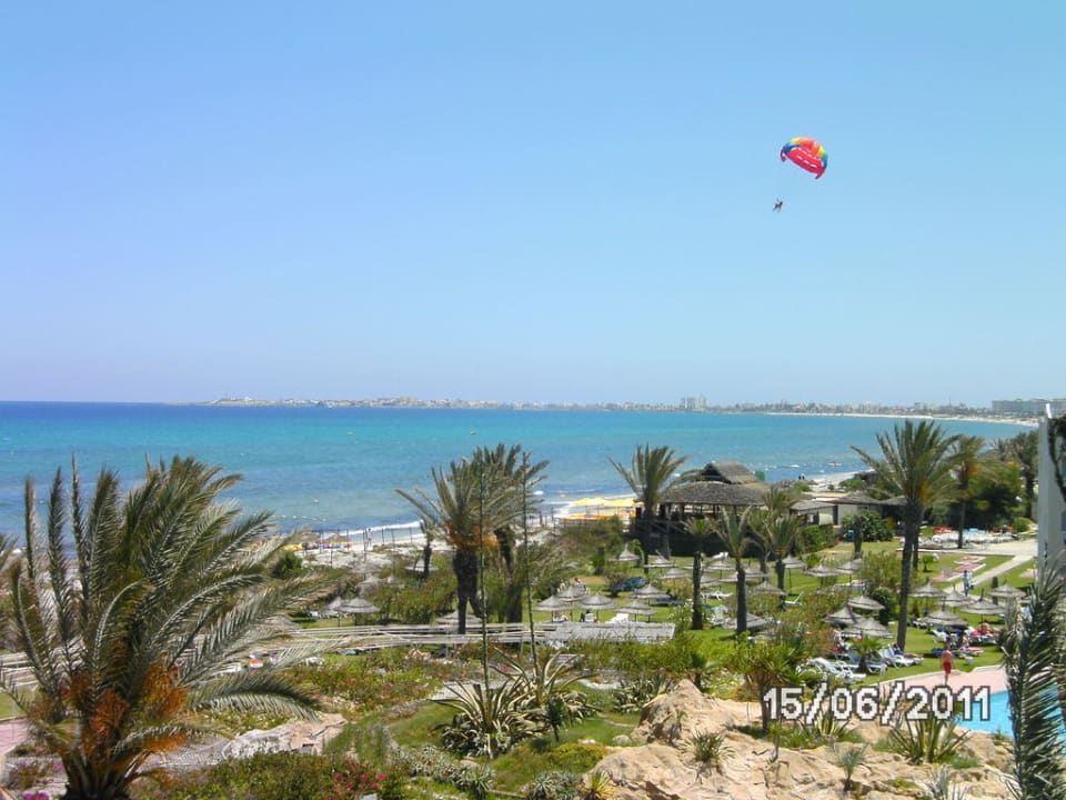 Sicht zum Strand  Mahdia Beach & Aquapark