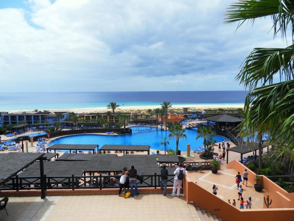 Ausblick von der oberen Terrasse bei der Lobby Occidental Jandía Playa
