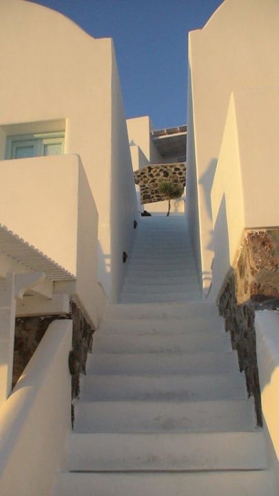 Viele Treppen,grandiose Aussicht Hotel Tholos Resort